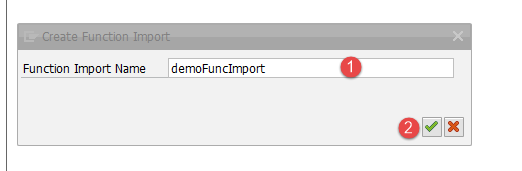 Create Function Import