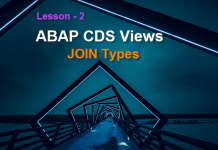 ABAP CDS Views Joins