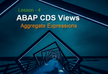 ABAP CDS Views Aggregate Expressions