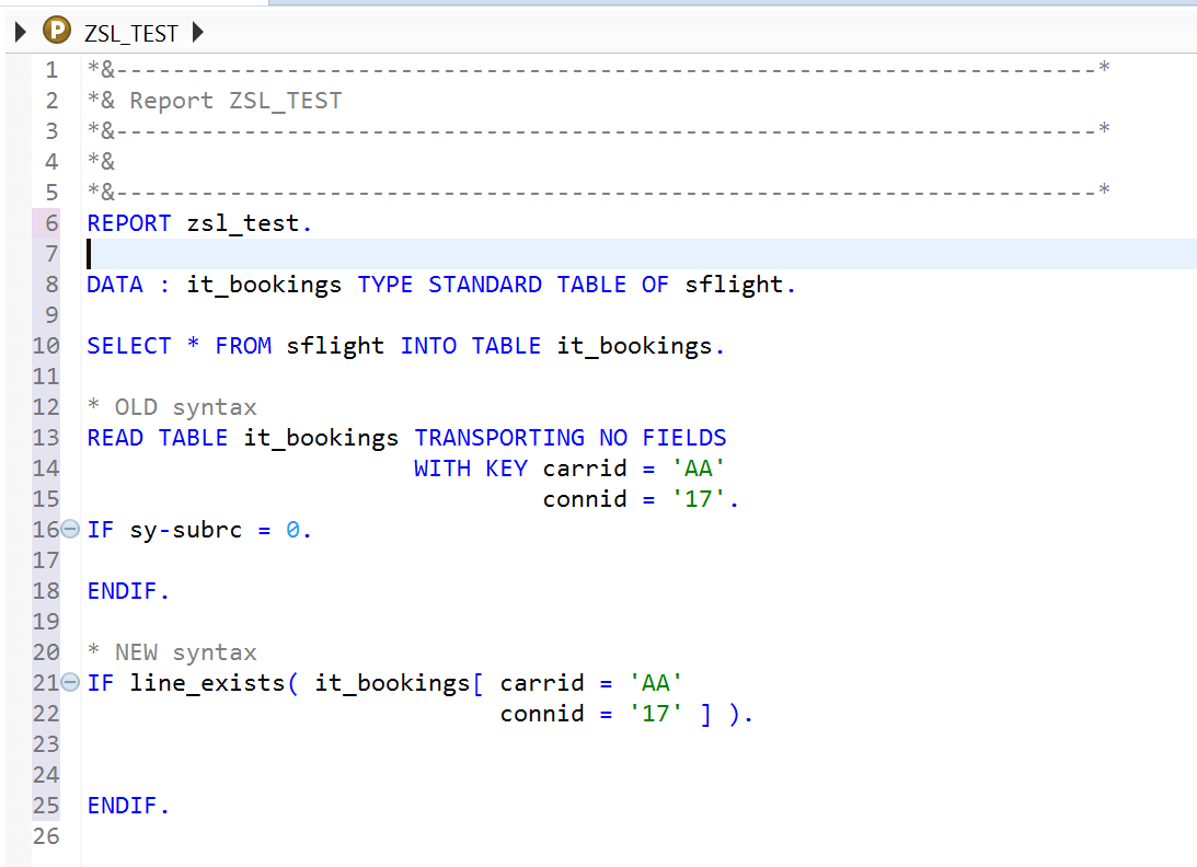 Internal Table Expressions In Abap 74 Release Sap Free