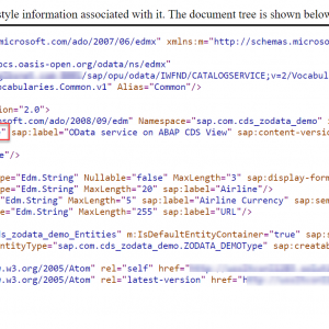 OData Service for ABAP CDS Views