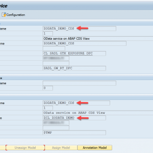 SAP Gateway artifacts