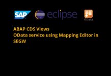 OData ABAP CDS View Mapping Editor image