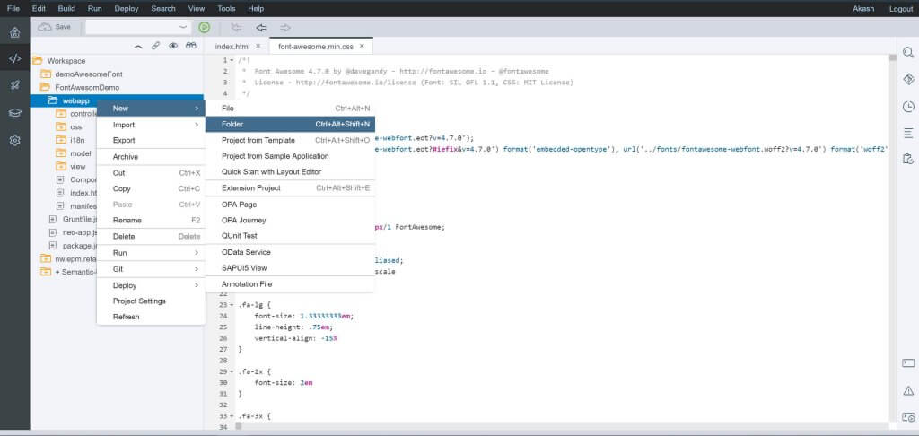 FontAwesome in SAPUI5 10