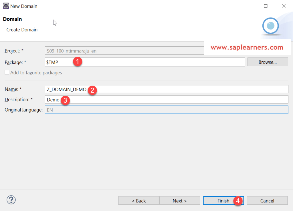 ABAP Domains in Eclipse ADT 2