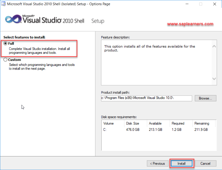 3 Microsoft Visual Studio Shell Installation