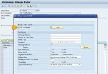 Full Text Index in ABAP 6