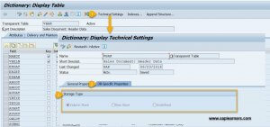 New Storage Types in DDIC for HANA Database