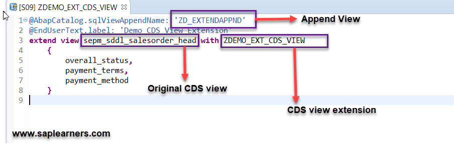 ABAP CDS View Extension 5
