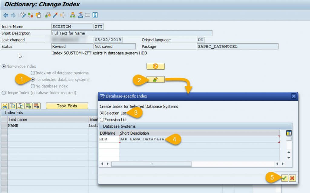 Full Text Index in ABAP 4