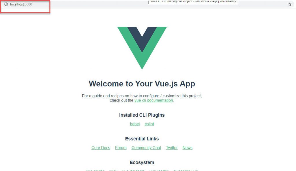 Create Vue JS Application Step3