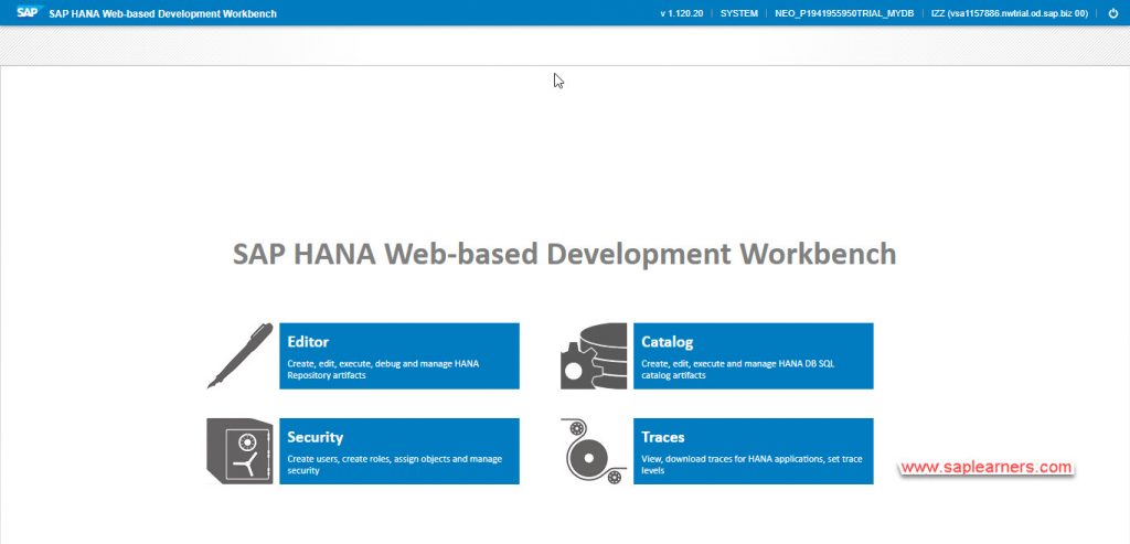HANA Database in SAP Cloud Platform Step9