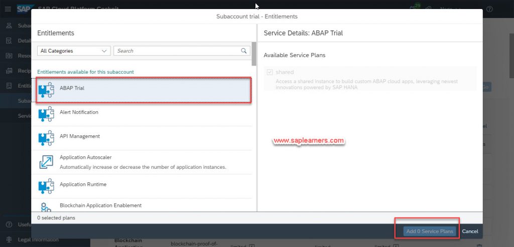 ABAP Environment in SAP Cloud Platform Step7