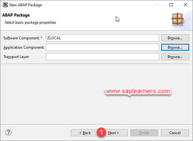 Create ABAP Package in SAP Cloud Platform