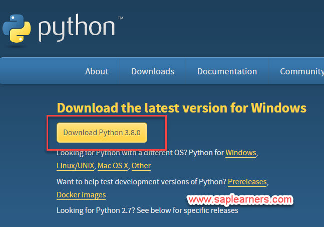 Python Installation Guide Step1
