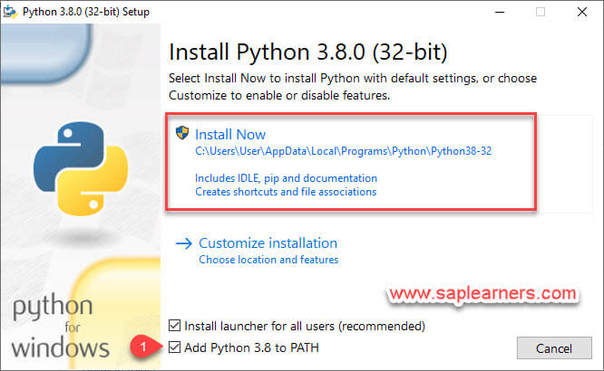Python Installation Guide Step2