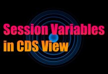 Session Variable in ABAP CDS View