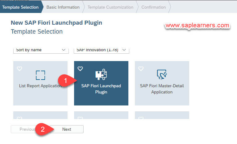 SAP Fiori Launchpad Plugin Step2