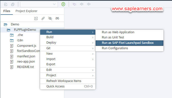 SAP Fiori Launchpad Plugin Step5