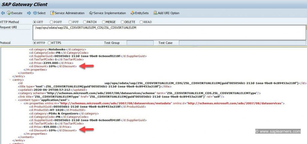 Virtual Element ABAP Code Exists in CDS View Step5