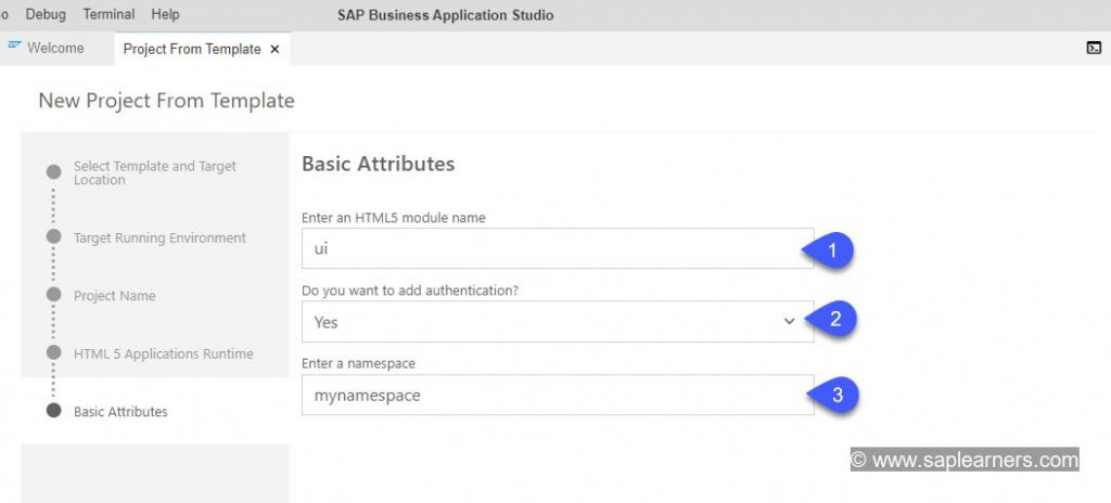 Fiori App in SAP Business Application Studio Step8