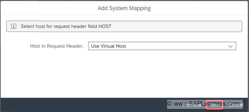 Cloud Connector Setup to SCP Cloud Foundry Environment Step9