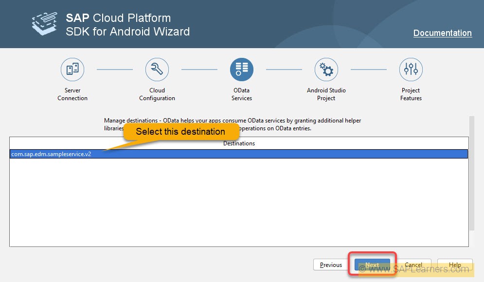 SAP Cloud SDK for Andriod App Development Step5