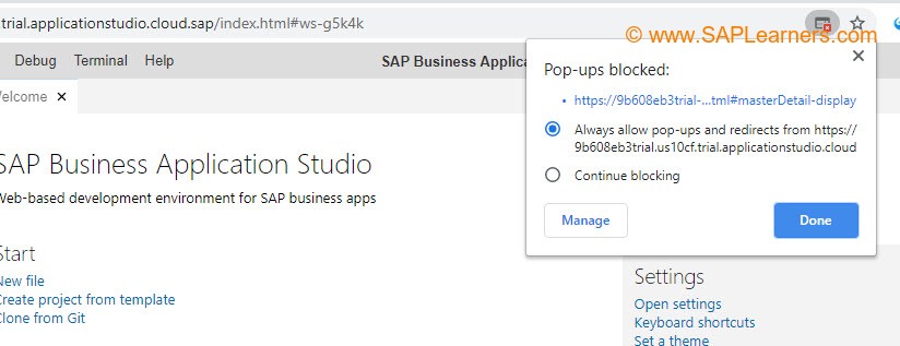 SAP Fiori Elements App in Business Application Studio Step16