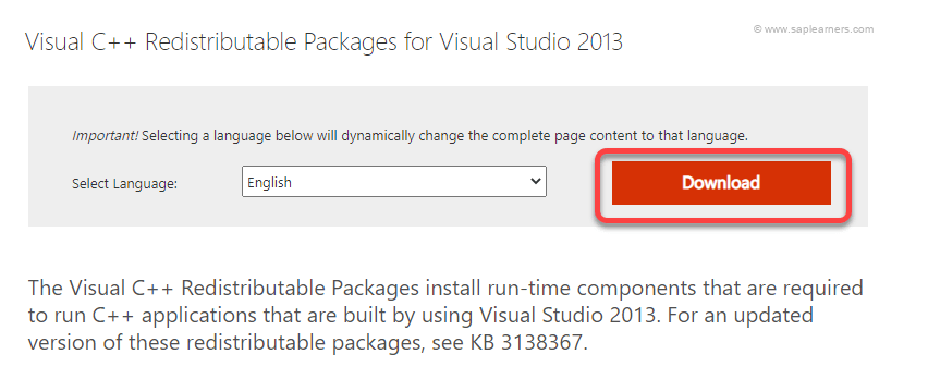 Install Microsoft Visual C 13 Redistributable Package X86 Remote Tools For Visual Studio 19 And Kdiff