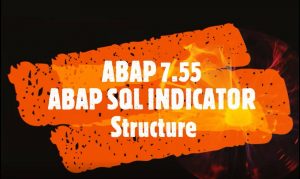 Abap 7.55 Indicator Structure thumbnail