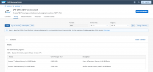 SAP BTP Pricing Estimator Tool