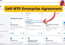 SAP BTP Enterprise Agreement